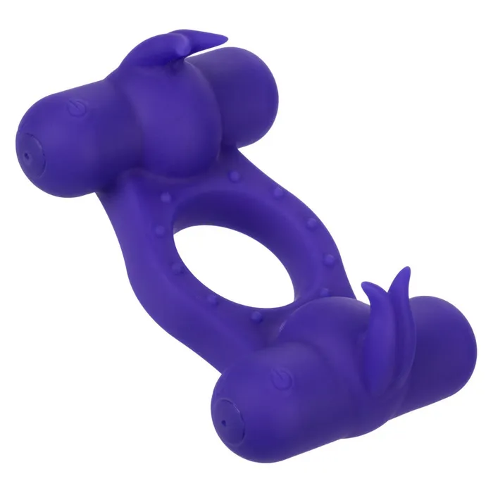 California Exotic Novelties Vibrating Cock Ring with Two Stimulators Triple Orgasm Enhancer Male Sex Toys