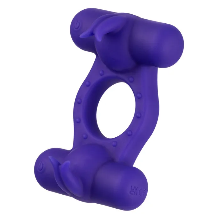 California Exotic Novelties Vibrating Cock Ring with Two Stimulators Triple Orgasm Enhancer Male Sex Toys