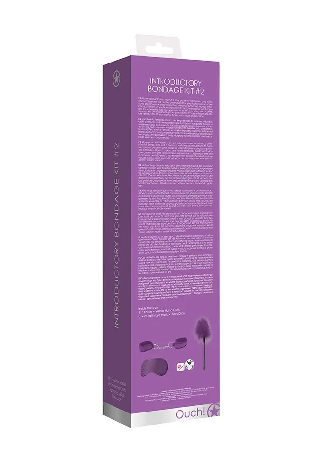 Couples Shots America Introductory Bondage Kit 2 Purple
