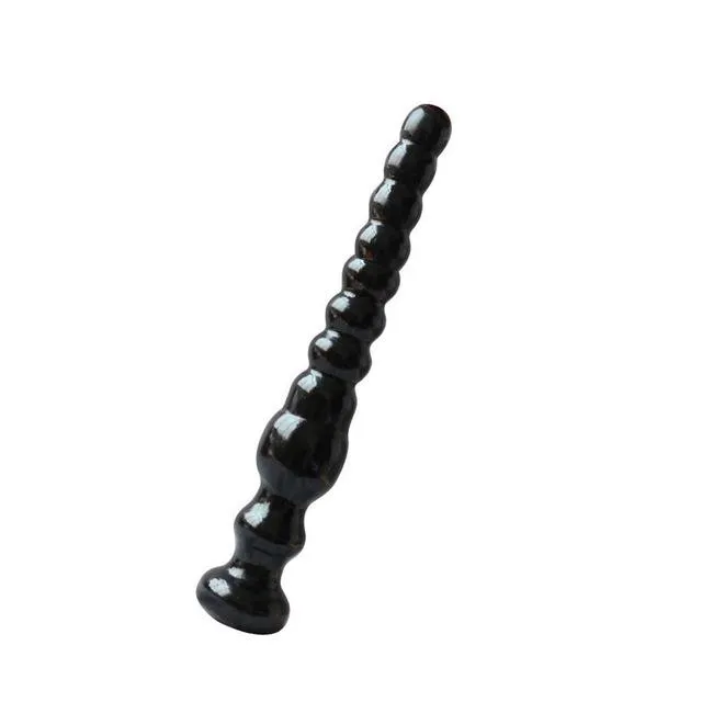 House of Dasein Anal Prostate Stimulators Small Large Long Black Beads Butt Plug Prostate Massager Anal Play Fetish