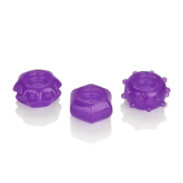 CalExotics Anal Reversible Ring Set Purple CalExotics Anal Reversible Ring Set Purple