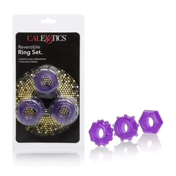 CalExotics Anal Reversible Ring Set Purple CalExotics Anal Reversible Ring Set Purple