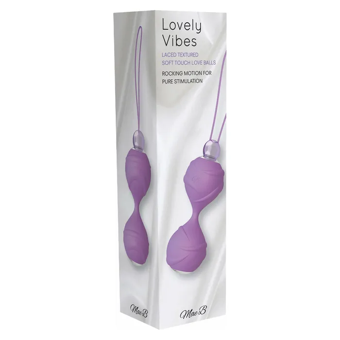 Mae B Mae B Lovely Vibes Textured Kegel Balls Purple Vibrators