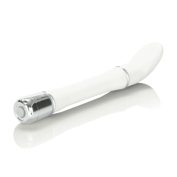Vibrators CalExotics CalExotics Lulu Intense Power Satin Touch Scoop White Vibrators CalExotics CalExotics Lulu Intense Power Satin Touch Scoop White