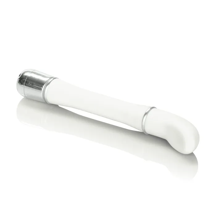 Vibrators CalExotics CalExotics Lulu Intense Power Satin Touch Scoop White Vibrators CalExotics CalExotics Lulu Intense Power Satin Touch Scoop White