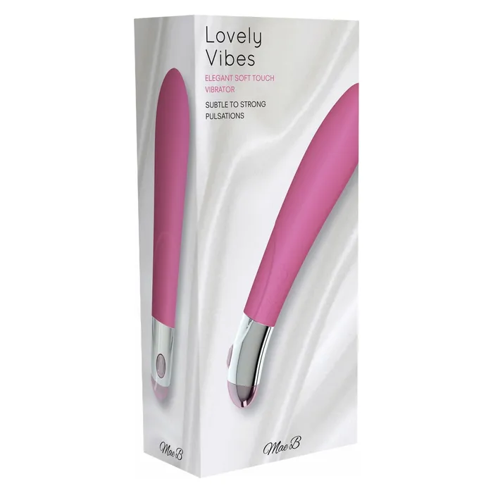 Vibrators Mae B Mae B Lovely Vibes Elegant Soft Touch Vibrator Pink