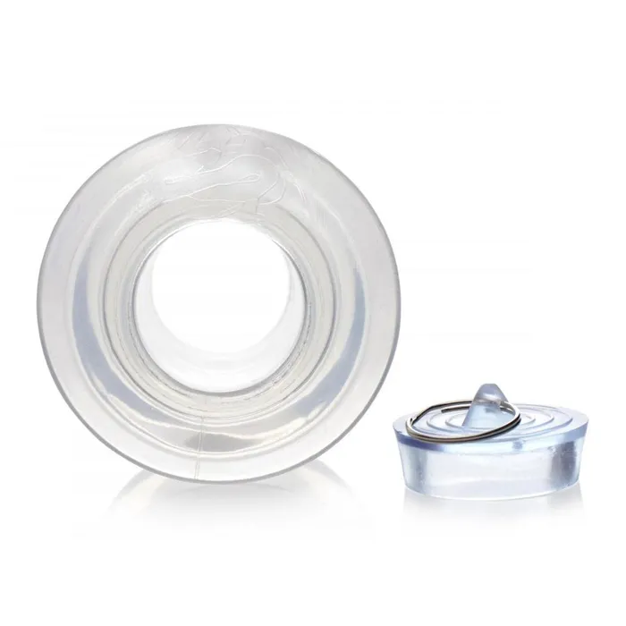 Master Series Anal Ass Bung Clear Hollow Anal Dilator with Plug