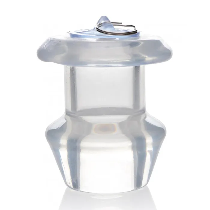 Master Series Anal Ass Bung Clear Hollow Anal Dilator with Plug