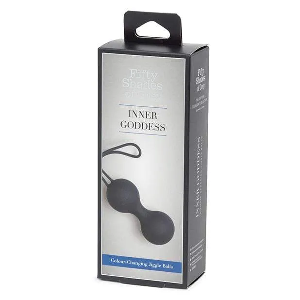 Fifty Shades of Grey Inner Goddess Colour Play Silicone Jiggle Kegel Balls 90 g Multi Colour Fifty Shades of Grey Love Eggs Kegel Balls